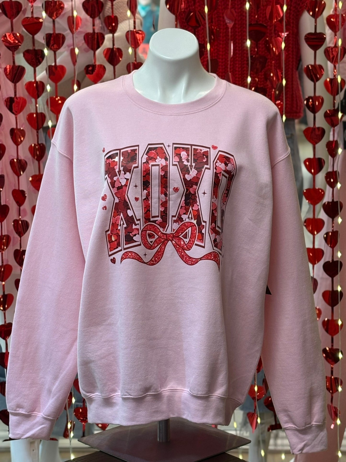 XOXO Valentine's Day Crewneck Sweatshirt