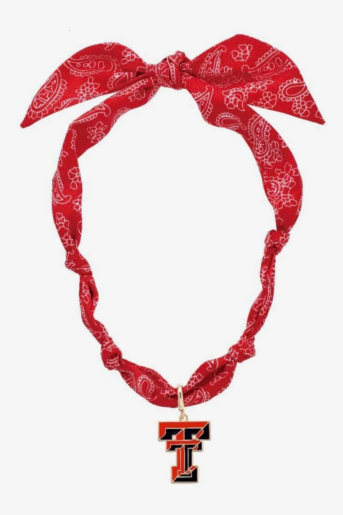 Texas Tech Red Raiders Logo Bandana Scarf Necklace