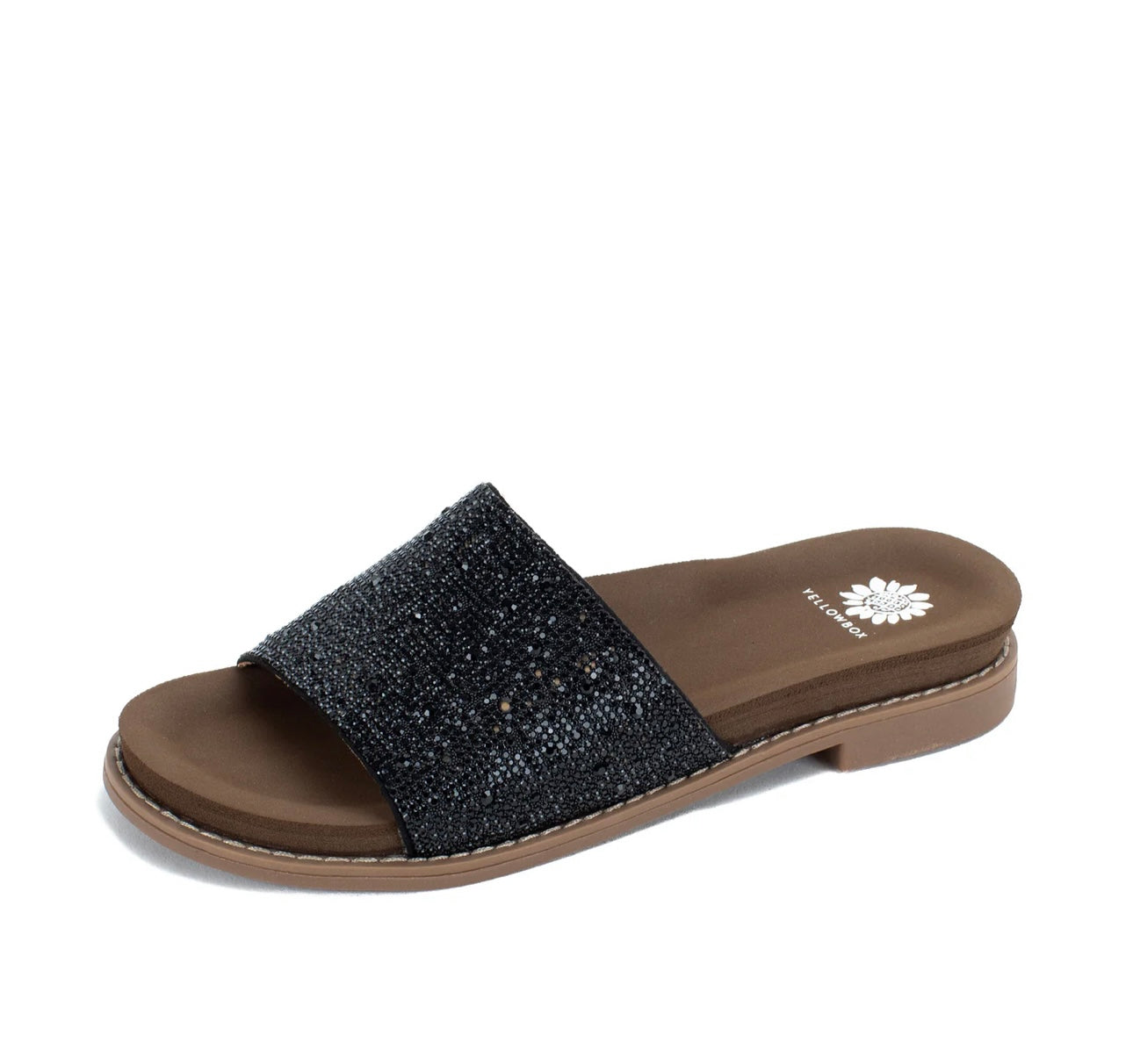 Yellow Box Kite Slide Sandal