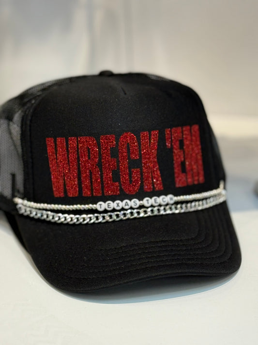 Texas Tech Wreck'em Trucker Hat