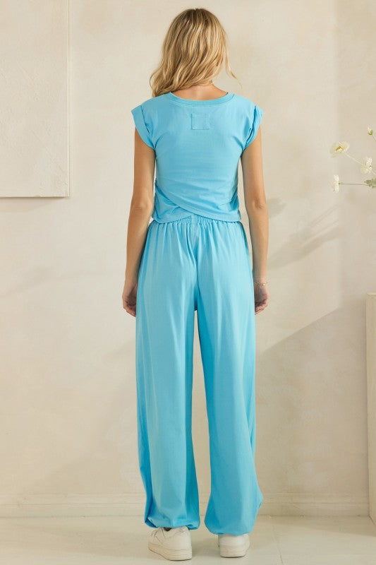 Sky Drift Sky Blue Lounge Set