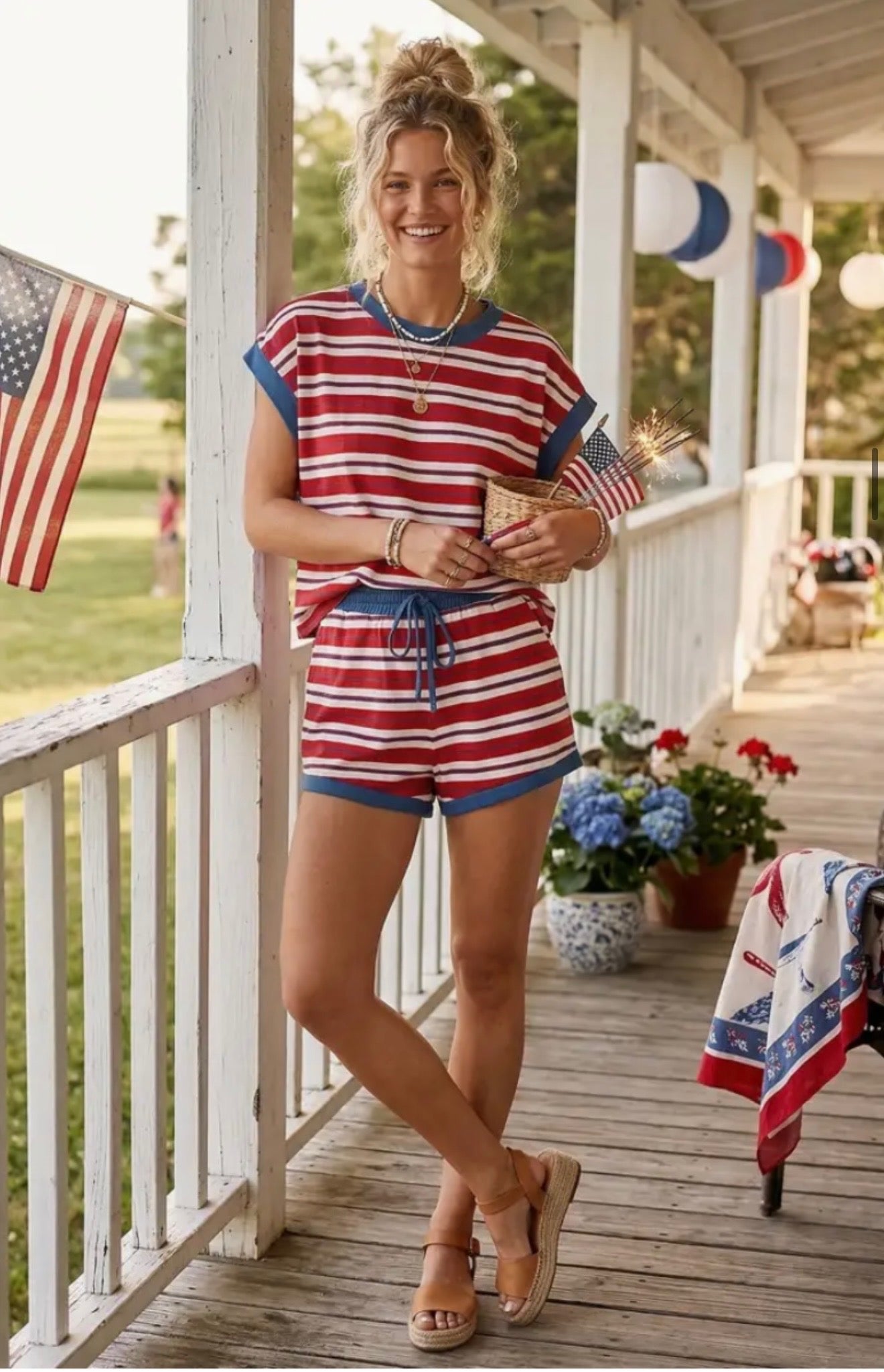 Striped T-Shirt Top